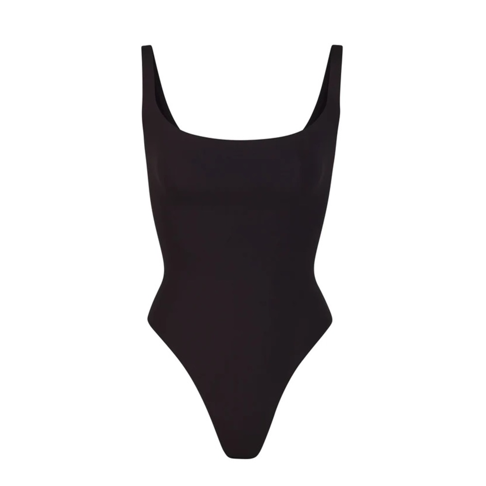🖤 SKIMS Fits Everybody Square Neck Bodysuit in Onyx NWOT - Size Medium
